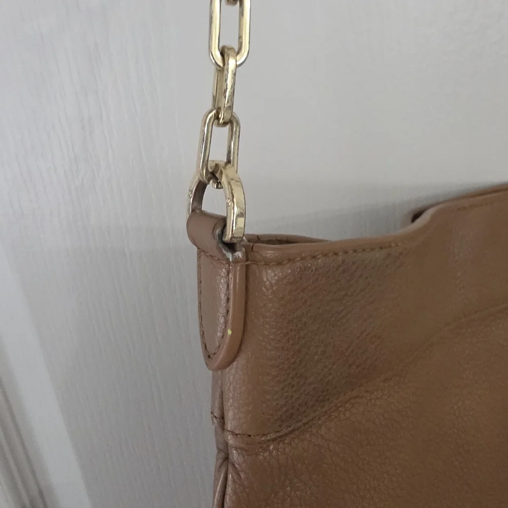 Tory Burch Tan Leather Crossbody Bag